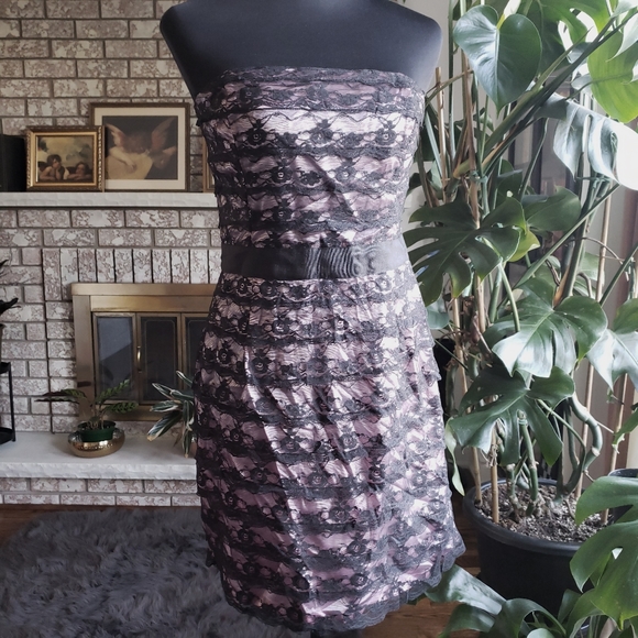 NWT Suzy Shier Pink Dress Knee Midi Size XL - Picture 1 of 3